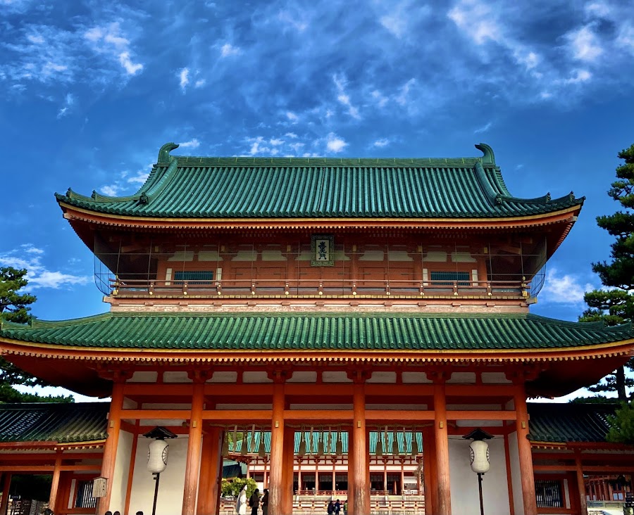 Heian-jingū Shrine in Kyoto